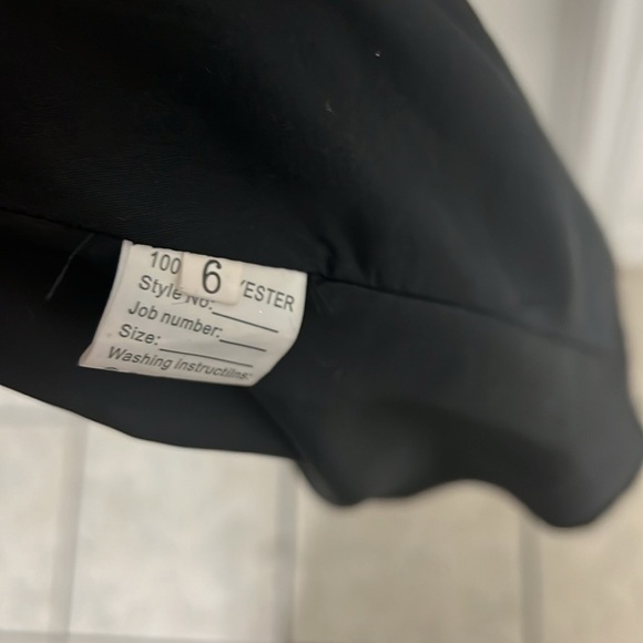 A-Line/Princess Mesh Top Floor-Length Chiffon Prom Bridal Dress w/ Leg Slit - Picture 6 of 6